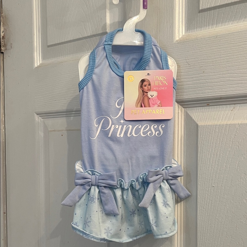 Paris Hilton Blue Dog Dress